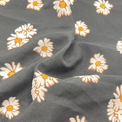 100% ポリエステル 50D 68Dx50D 68D 複合シルク 布 プリントドレス
