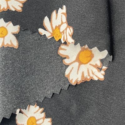 100% ポリエステル 50D 68Dx50D 68D 複合シルク 布 プリントドレス