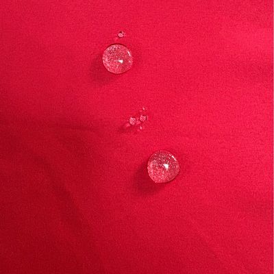 113gsm75D * 150D 防水 ブラッシング トウィル 桃の皮 ベルツ レッド ビーチパンツ 織物